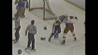 Brad Maxwell vs Joey Kocur - Feb 28, 1986