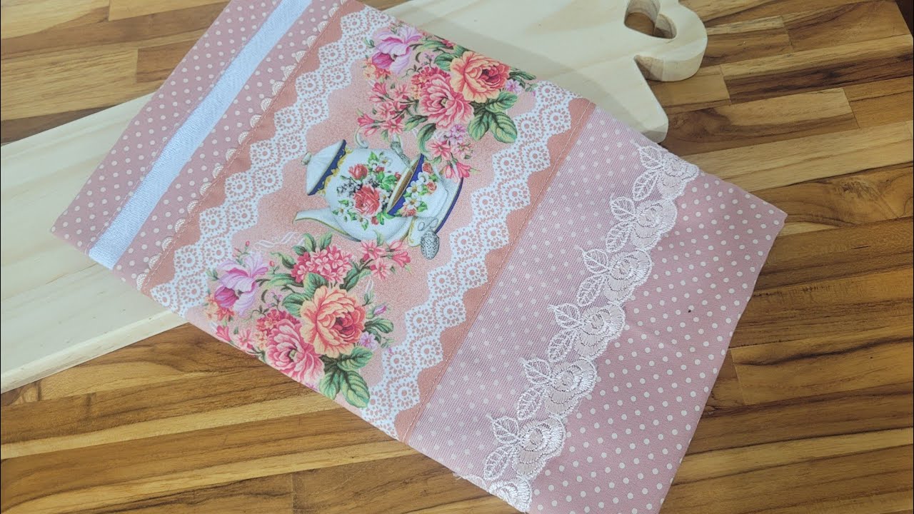 Pano de prato chá com prosa