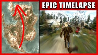 Walk Across The Map Timelapse | The Witcher 3 (Skellige)