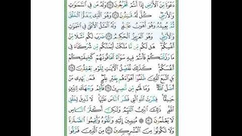 #سورة الروم#الآية٢٧#تلاوة وأحكام الآنسة سمية #قليل دائم خير