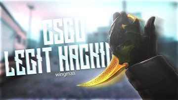 First Video ! - CS GO LEGIT HACKING WINGMAN #1 (OMNIAIM)