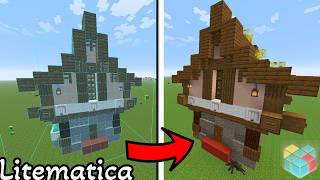How To Paste Builds Using Litematica Easy