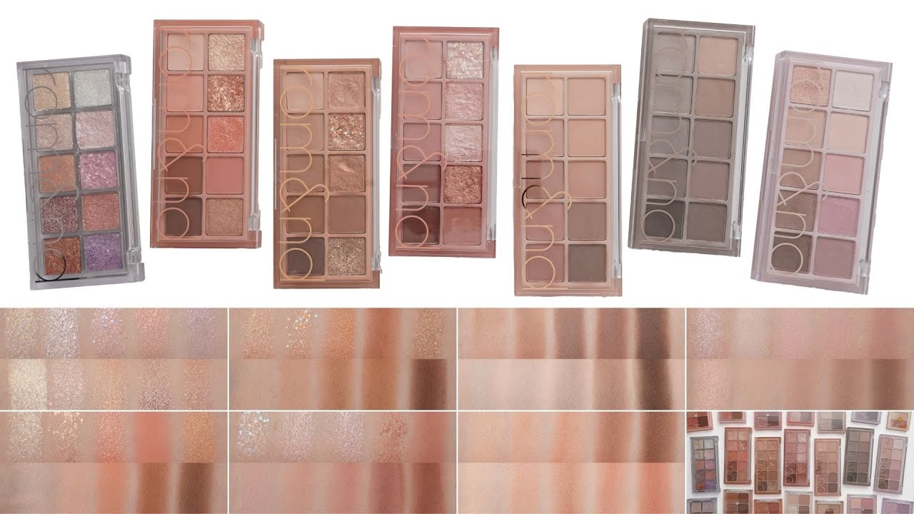 【全7色】ロムアンドベターザンパレットアイシャドウ レビュー&全色比較 【イエベ/ブルベ】