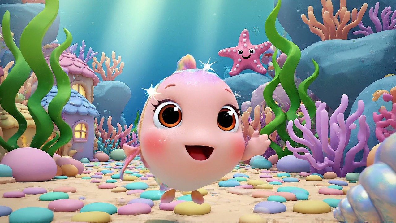 Baby Fish Swims Swish Swish Swish | Underwater Discovery & Ocean Nursery Rhymes