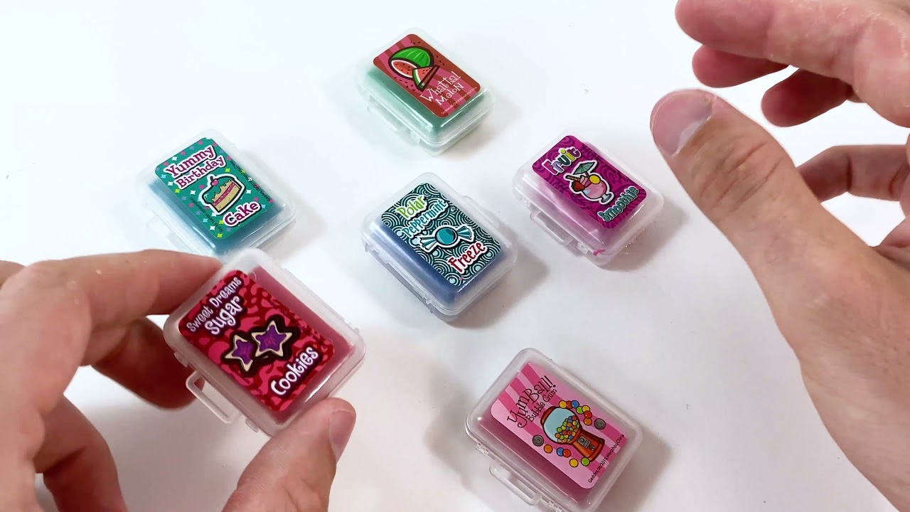 Snack Attack Scented Kneaded Erasers