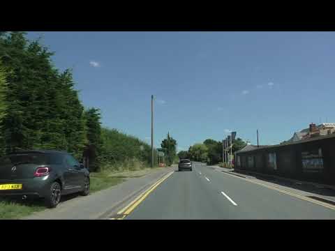 Driving On The A44 & A422 From Spetchley To Inkberrow, Worcester, England 17th July 2021