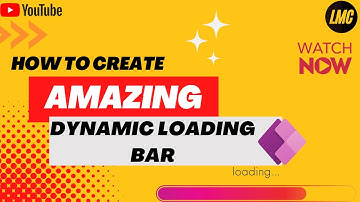 Tutorial on Dynamic Loading Bar | Spinner | Power Apps | Canvas
