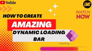 tutorial on dynamic loading bar | spinner | power apps | canvas