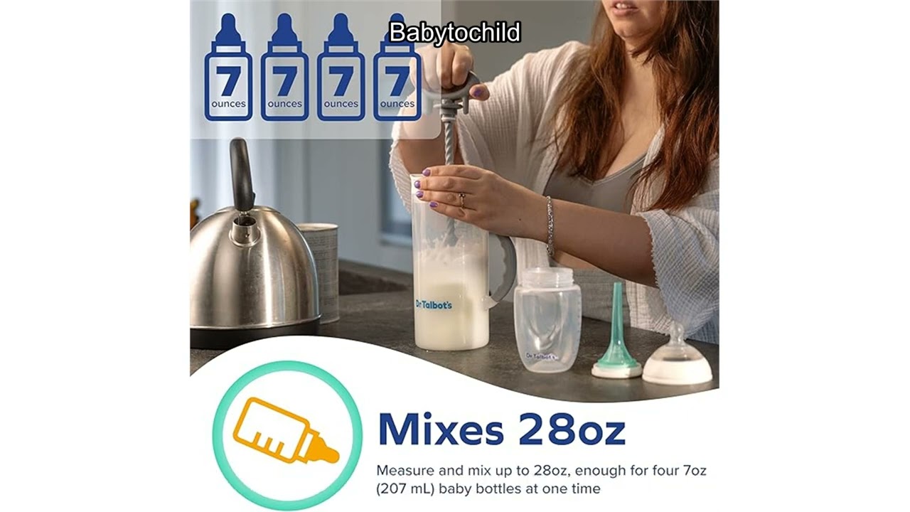 Обзор миксера для детского питания от доктора Талбота: попрощайтесь с комками и неаккуратным корм...