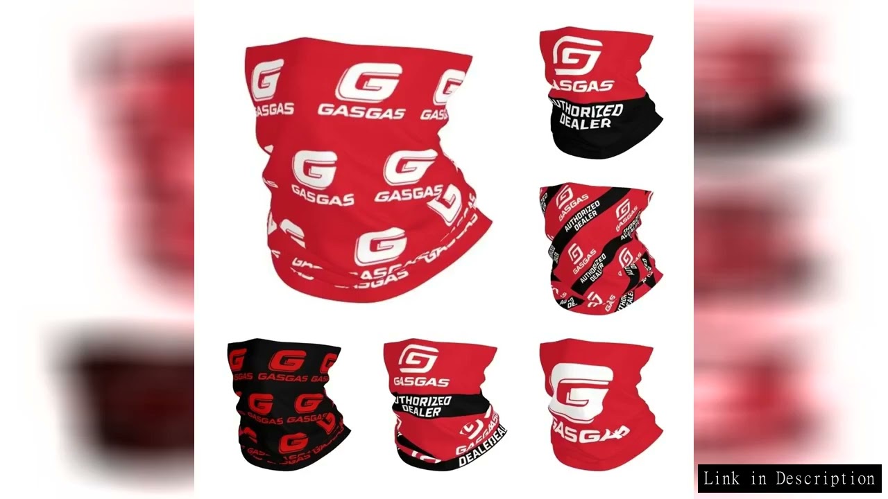 GasGas Motorcycle Bandana Neck Gaiter Printed Racing Mountain Bike Mask Scarf Warm Cycling Scarf for
