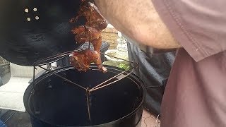 HOOK N HANG CHICKEN | WSM EXPANDABLE SMOKING RACK | CHICKEN QUARTERS