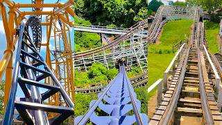 Every Roller Coaster At Kennywood!  Front Seat POVs! Steel Curtain! Phantom's Revenge! Thunderbolt!