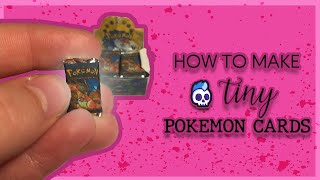 SMALLEST POKEMON CARDS TUTORIAL!!