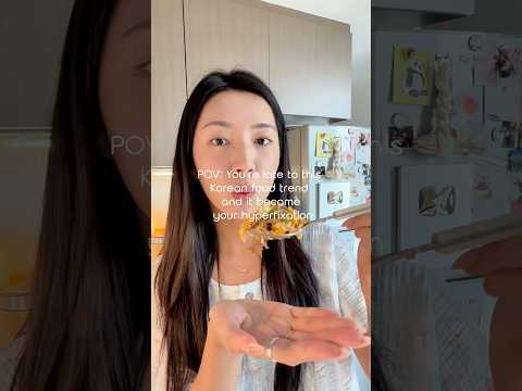 POV You're late to this Korean food trend and it became your hyperfixation
