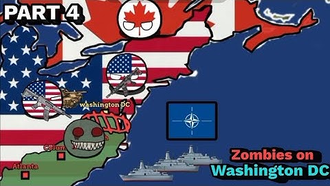 Zombie Attack in Washington DC | countryballs animation Part 4 