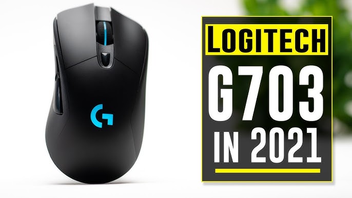 Logitech G703 LIGHTSPEED Hero Wireless RGB Gaming Mouse, Black