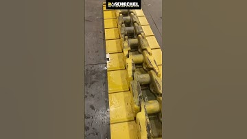 Tracks are getting installed on our CAT D11T rebuild today… #heavyequipment #caterpillar