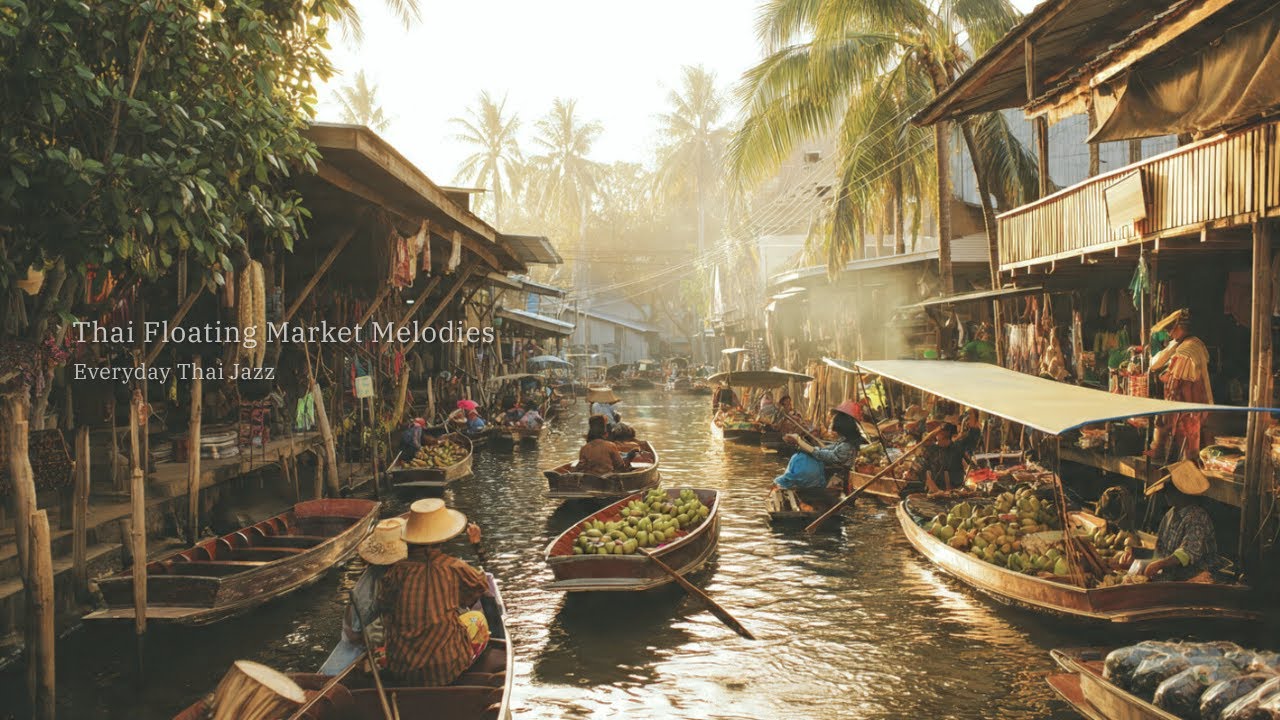 Thai Floating Market Melodies | ท่วงทำนองแห่งตลาดน้ำไทย