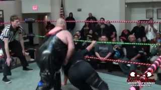 BC Killer vs Ruby Raze Santino Bros. Wrestling 2015