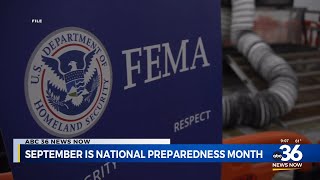 Sebtember is National Preparedness Month