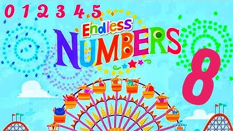 Endless Numbers - 08 in English & Counting, Math By Endless Number - See & Learn #endlessnumbers