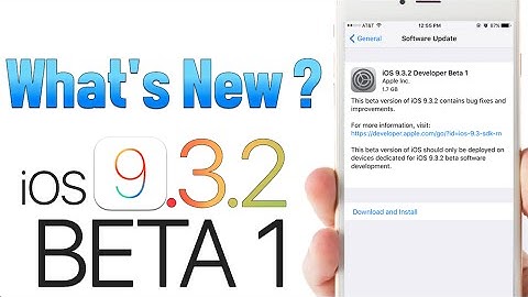 iOS 9.3.2 Beta 1 Released