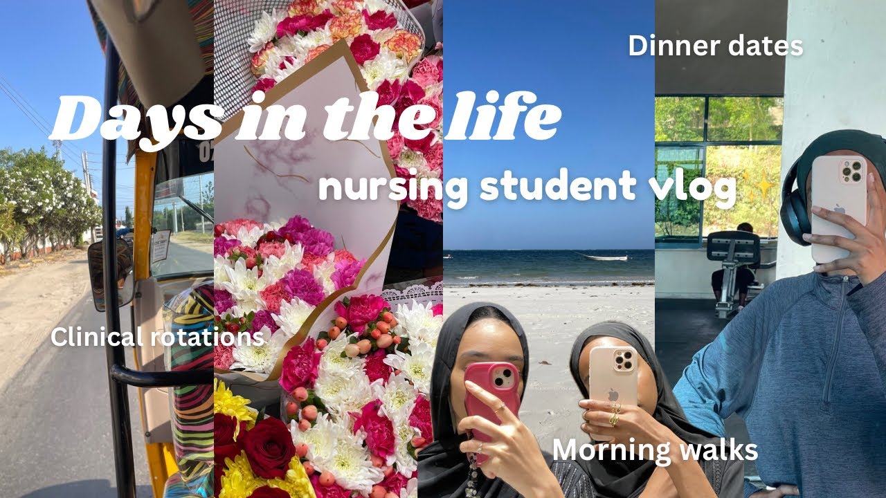 Days in the life of a nursing student in Kenya| A love letter to my 20s💌clinicals🩺walks🍂dinner dates