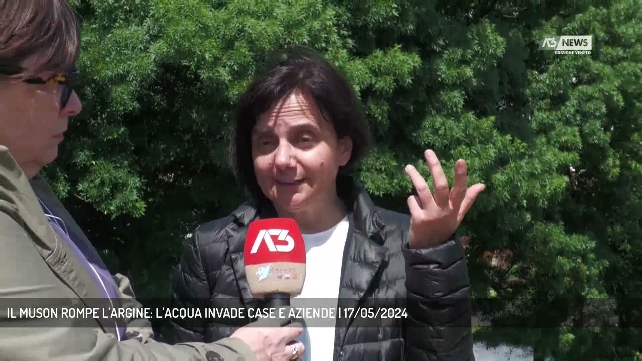 IL MUSON ROMPE L'ARGINE: L'ACQUA INVADE CASE E AZIENDE | 17/05/2024