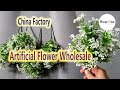 China manufacturer wholesale artificial flower bouquet for home and garden decor faux plant bushes