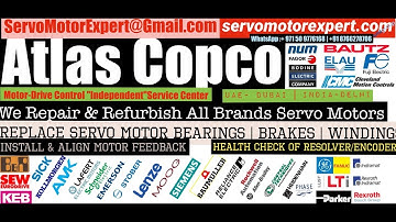 How to install Atlas Copco Encoder Align Resolver Angle Adjust Servo Motor Drive data Parameters