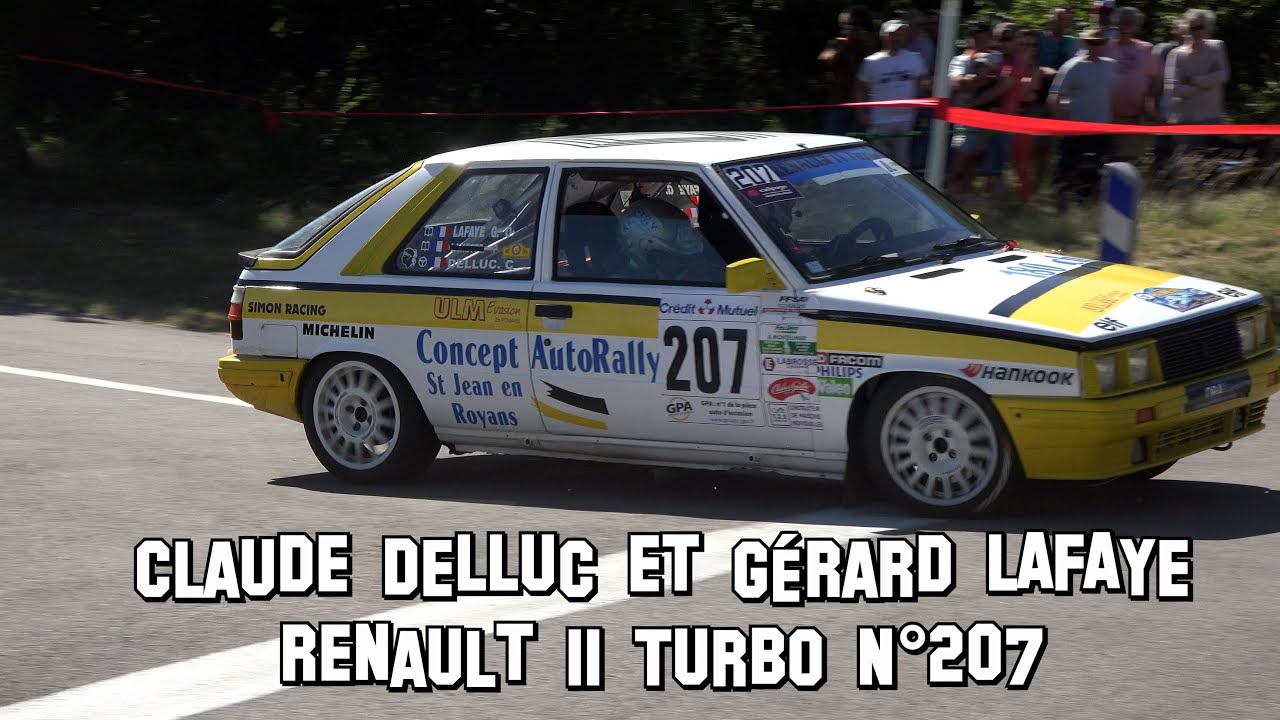 Rallye de l'Écureuil Drôme Provençale 2022 - Renault 11 Turbo N°207 - Claude DELLUC et Gérard LAFAYE