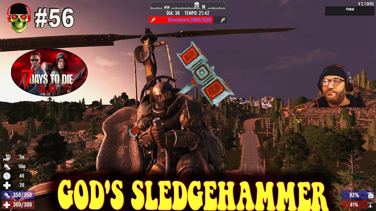 GOD'S SLEDGEHAMMER ✅ 7DTD V2 0 Storm's ✅ Cap56