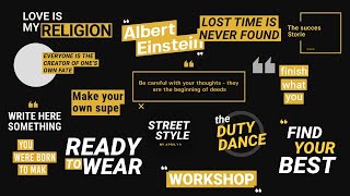 Box & Quotes Titles After Effects Templates