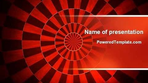 Circular Chess Pattern PowerPoint Template by PoweredTemplate.com