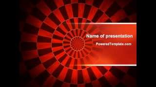 Circular Chess Pattern PowerPoint Template by PoweredTemplate.com