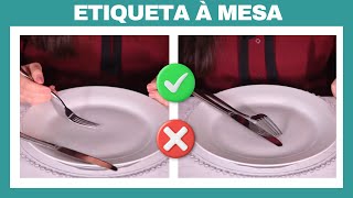 ETIQUETA À MESA: Como DOMINAR O BÁSICO e NÃO ERRAR mais