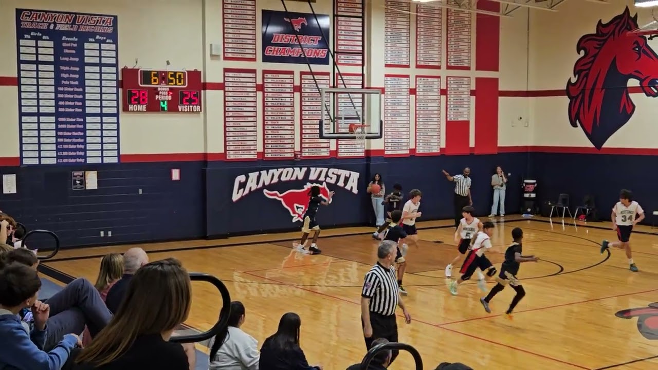 Hernandez vs Canyon Vista 7th Grade Boys Basketball 1-14-26; 2nd Half