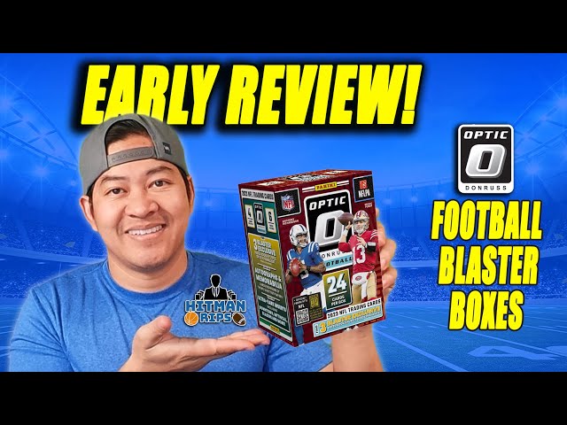 EARLY REVIEW - 2023 OPTIC FOOTBALL - 2 MONTHS EARLY? Blaster Boxes class=