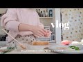 朝を楽にするための冷凍ストック作り🍞🍙朝〜夜までの様子✨夜ごはん作り🥚
