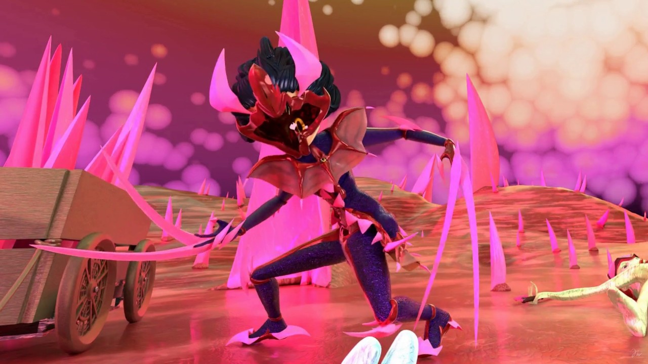 Mask Testing Animation Mask with an Eye fighting animation (3D Animation with 2d FX test ...