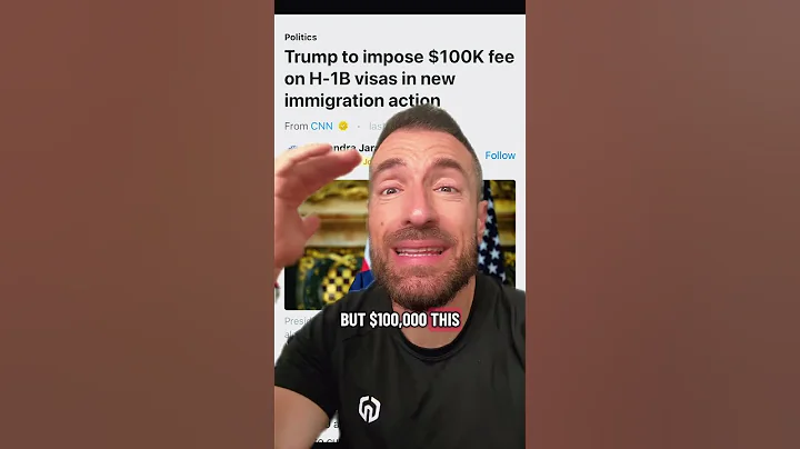 $100,000 H1B application fee introduced!! #immigration #h1bvisa