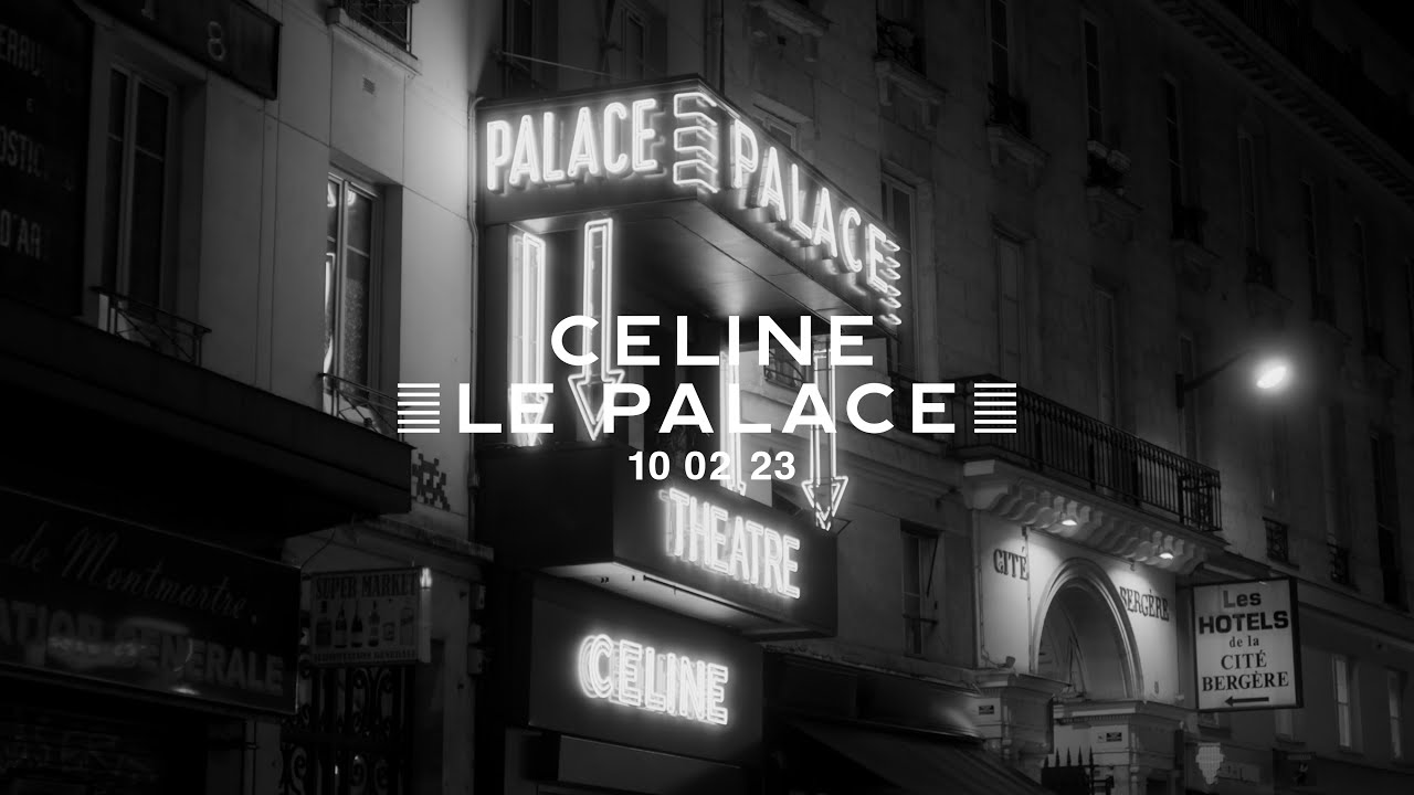 CELINE 18 HOMME WINTER 23 AT THE PALACE