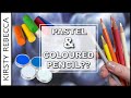 PASTEL & COLOURED PENCIL together?? // My BEST advice and tips!
