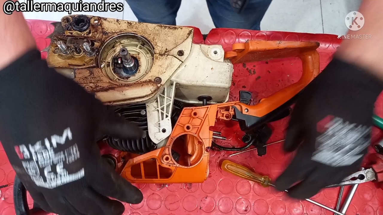 porque se freno la motosierra será que se fundió o 🤔 que paso