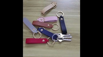 PU Leather Car Keychain Key Chain Men Women Gift Key Strap Waist Wallet Keyring