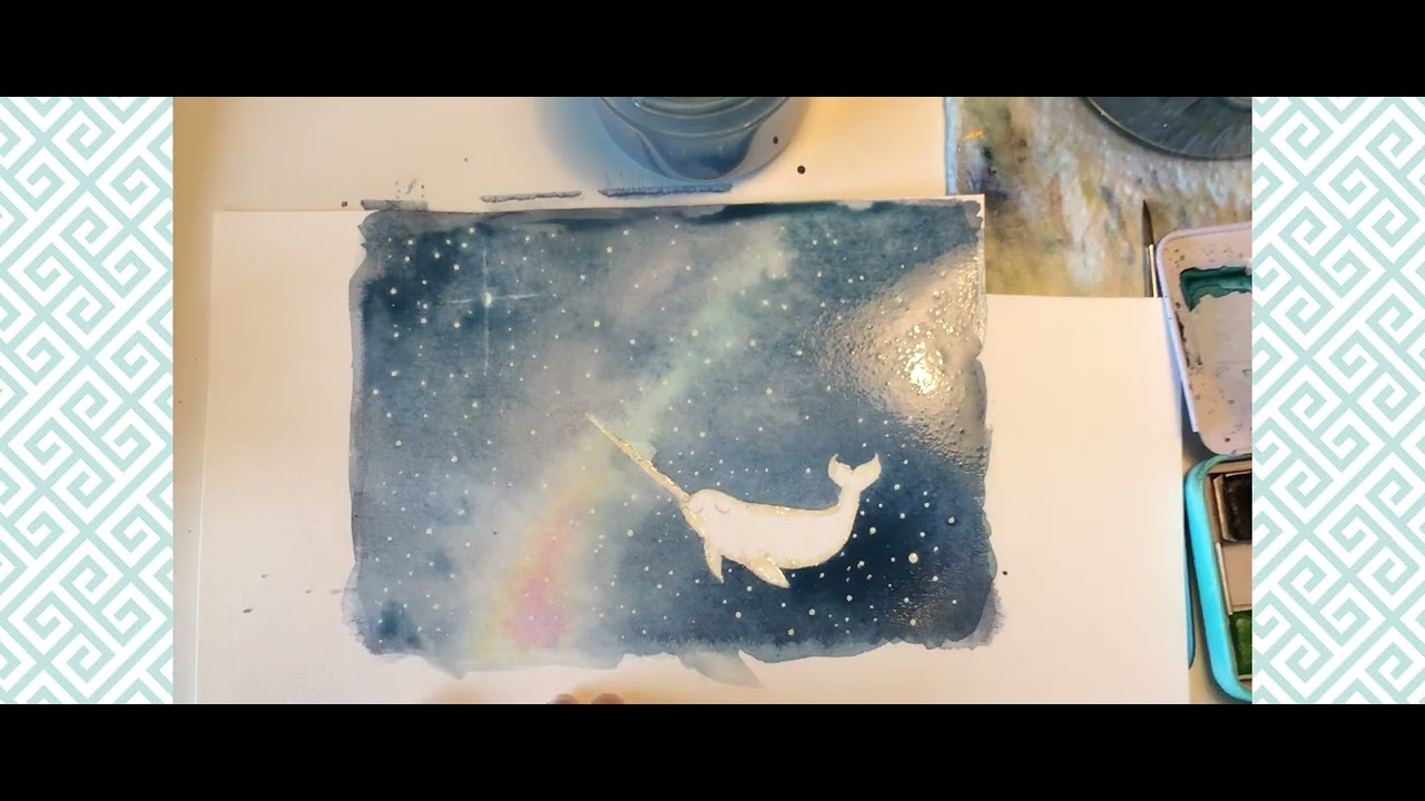 How to properly use masking fluid for watercolour, watercolour tips and ...
