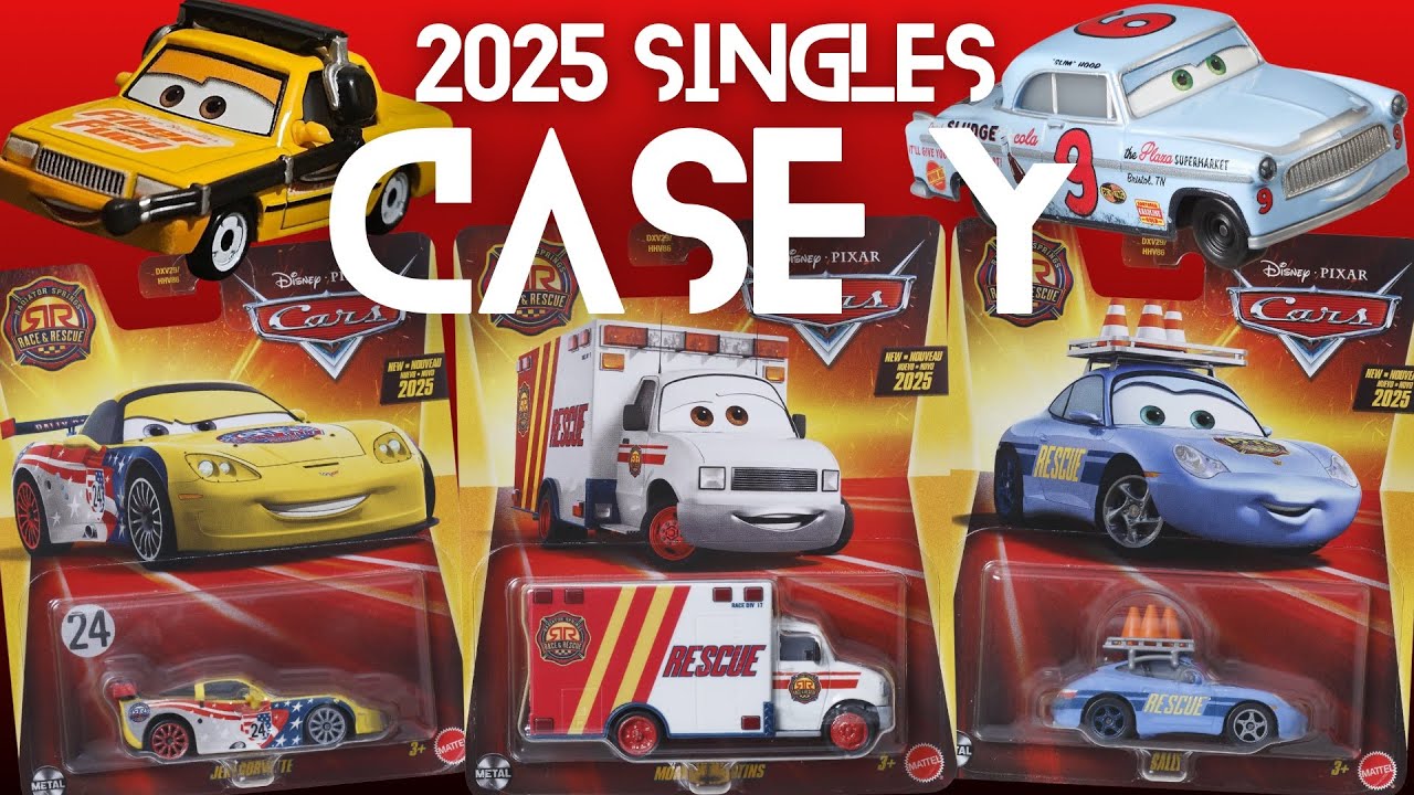Mattel Disney•Pixar Cars 2025 Die-Cast Singles Case Y Contents Reveal