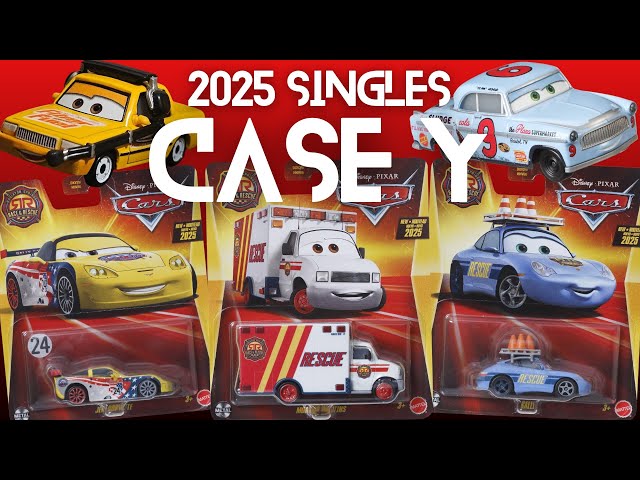 Mattel Disney•Pixar Cars 2025 Diecast Singles Case Y Contents