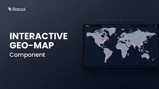 Interactive Geo Map for Retool 🌎 | Dynamic Country Analytics Component | @Retool @widlestudiollp