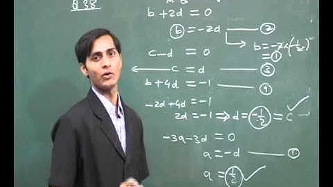 IIT-JEE 2011 (Main Exam) Solution of Question No 38,39